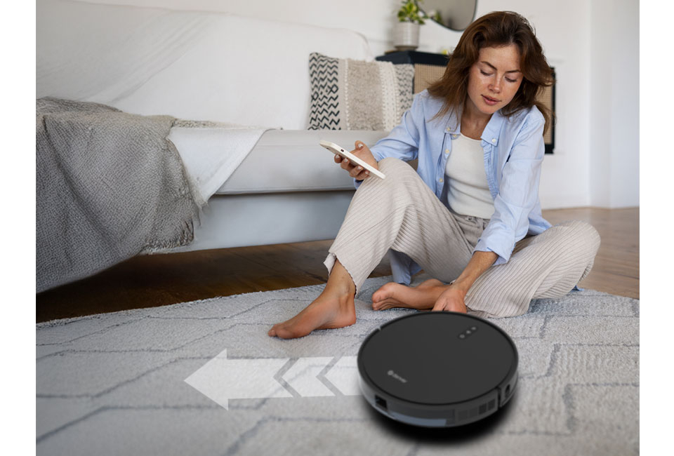Aspirateur robot avec station de charge