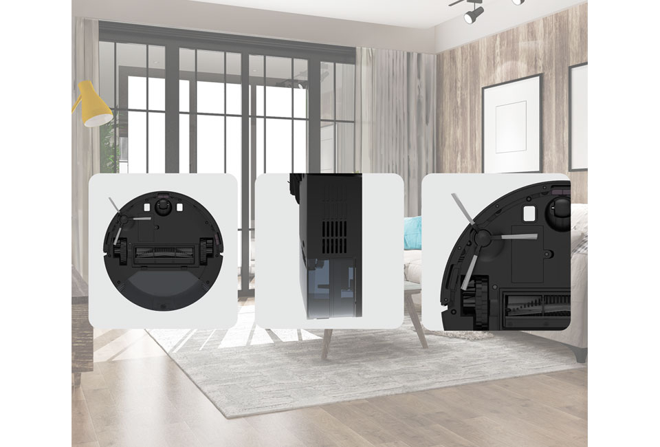 Aspirateur robot avec station de charge