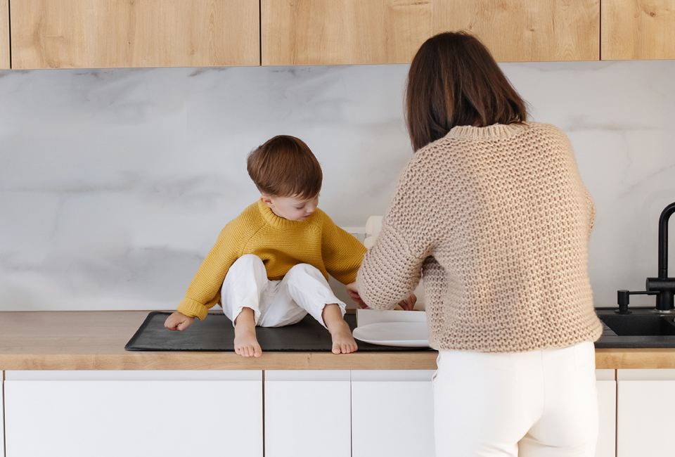 Silicone hob protector