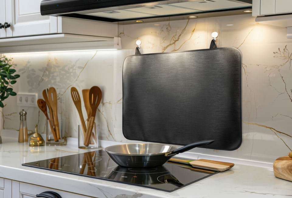 Silicone hob protector
