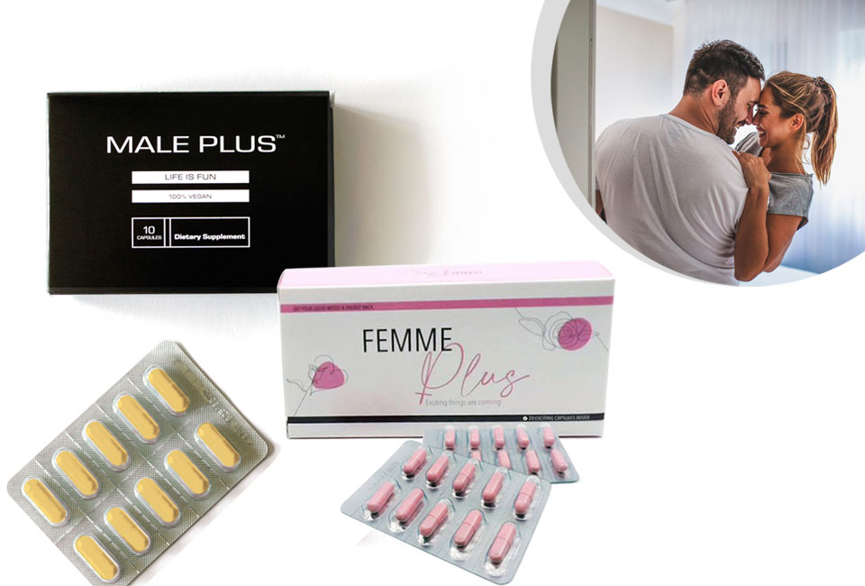 Male / Femme Plus - Capsules stimulantes pour hommes ou femmes
