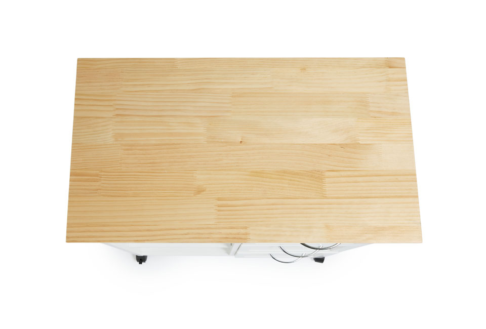 Kitchen trolley for extra work and storage space