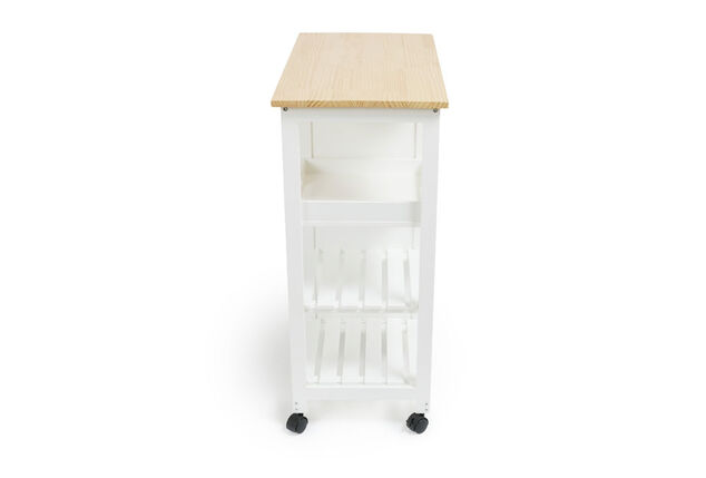 Kitchen trolley for extra work and storage space