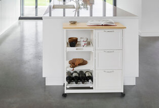 Kitchen trolley for extra work and storage space — 8