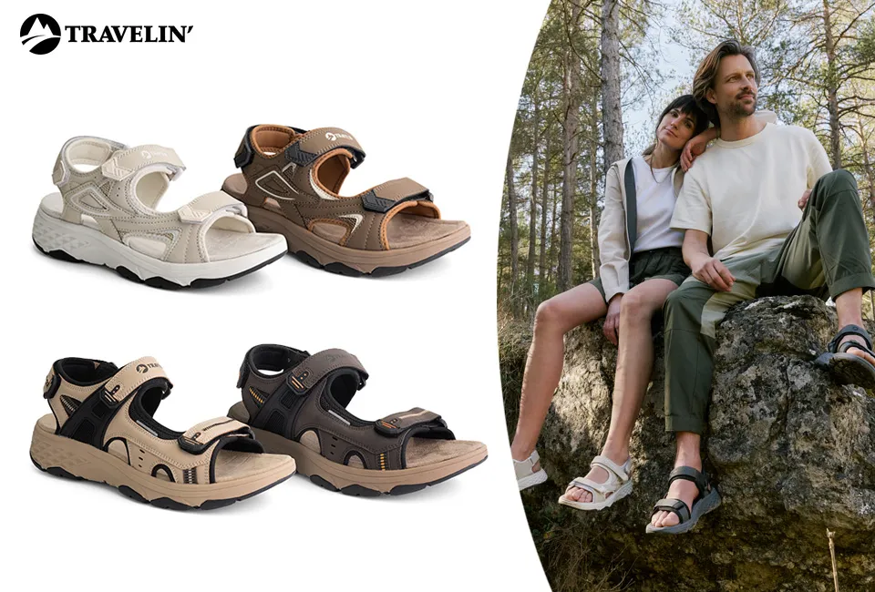 Comfortabele outdoorsandalen voor mannen en vrouwen