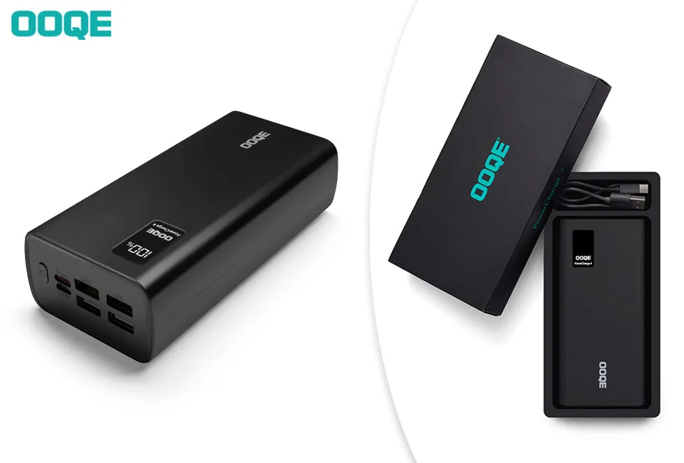 OOQE PowerCharge 4: Geavanceerde powerbank met hoge capaciteit