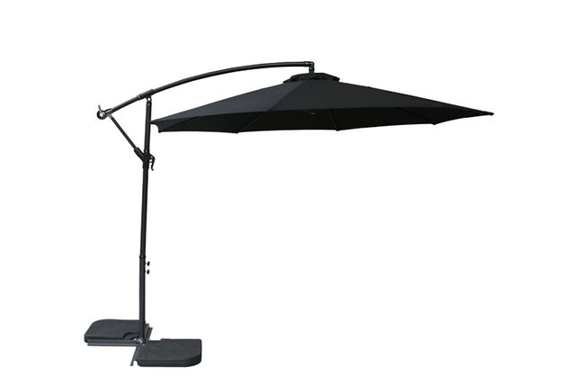 Élégant parasol déporté disponible en 4 couleurs
