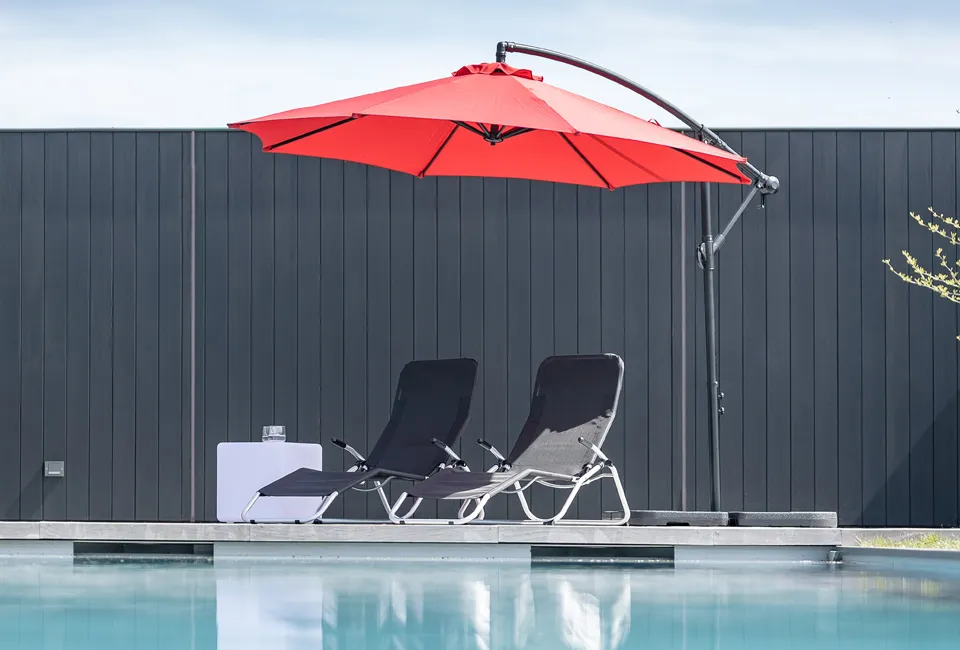 Parasol d&eacute;port&eacute; disponible en 4 couleurs