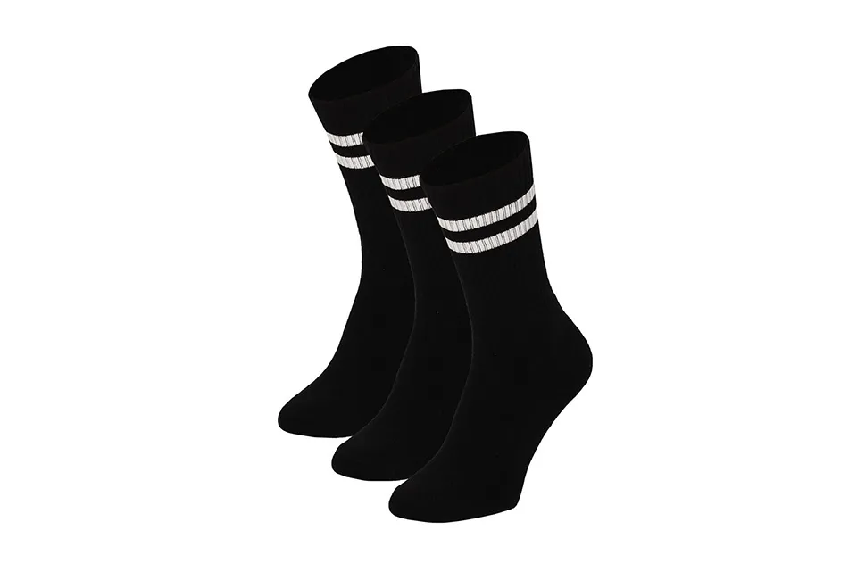 3 paires de chaussettes de sport &eacute;l&eacute;gantes