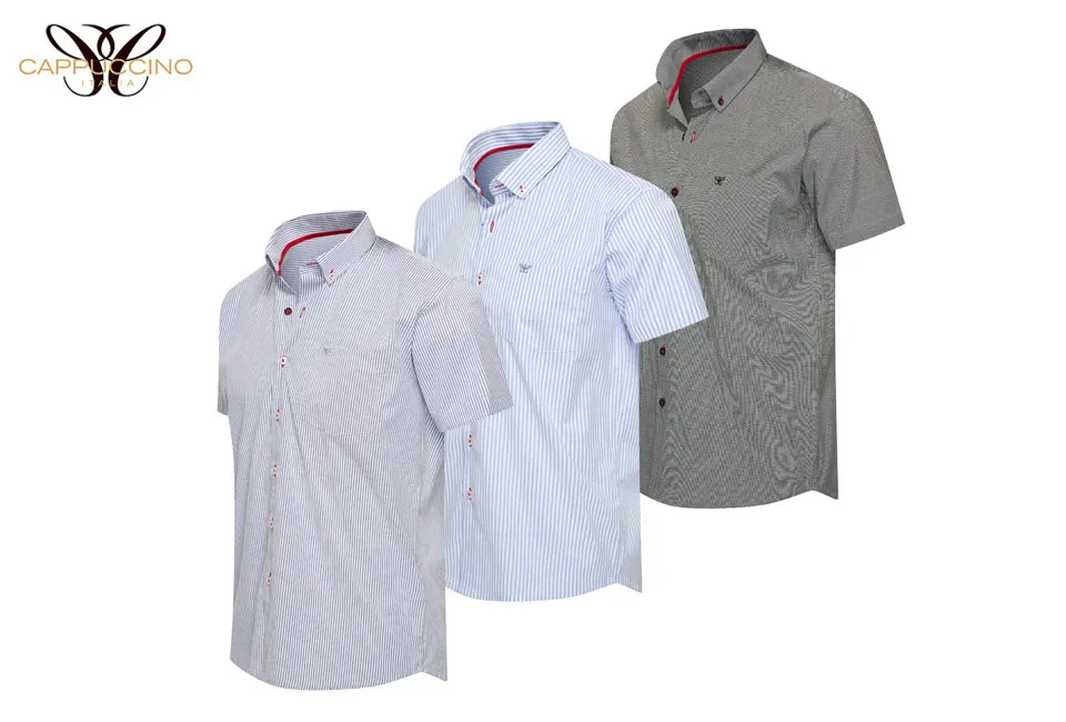 Chemise homme l&eacute;g&egrave;re &agrave; manches courtes