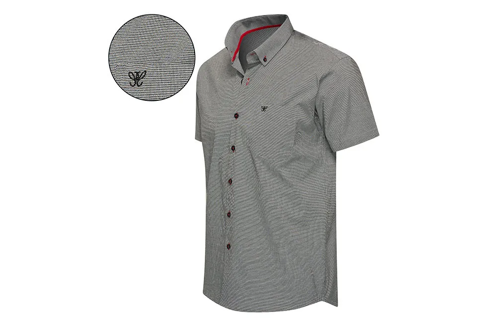 Chemise homme l&eacute;g&egrave;re &agrave; manches courtes