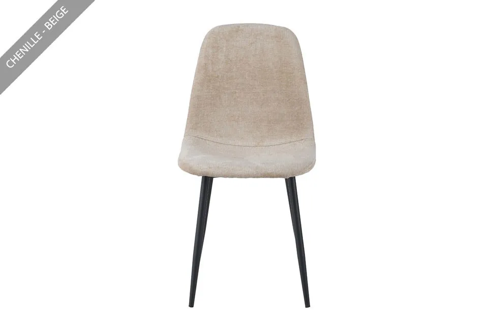 Ensemble de 2 chaises de salle &agrave; manger