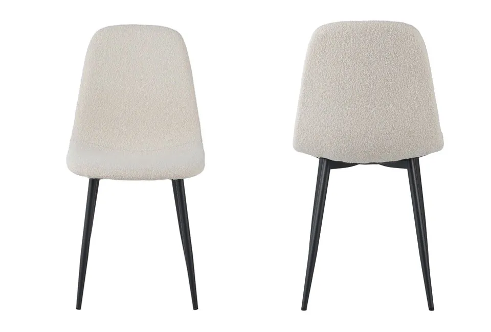 Ensemble de 2 chaises de salle &agrave; manger