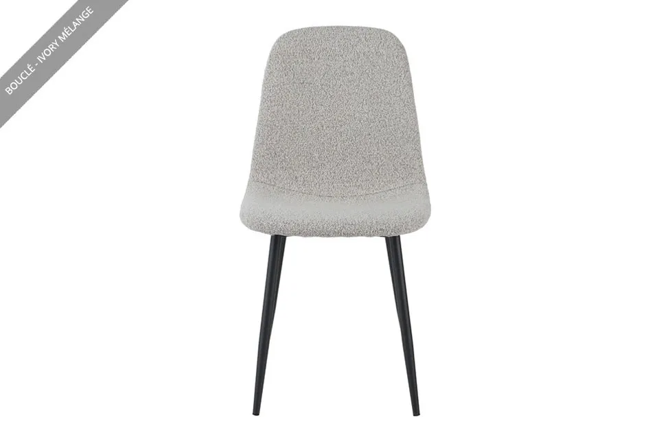 Ensemble de 2 chaises de salle &agrave; manger