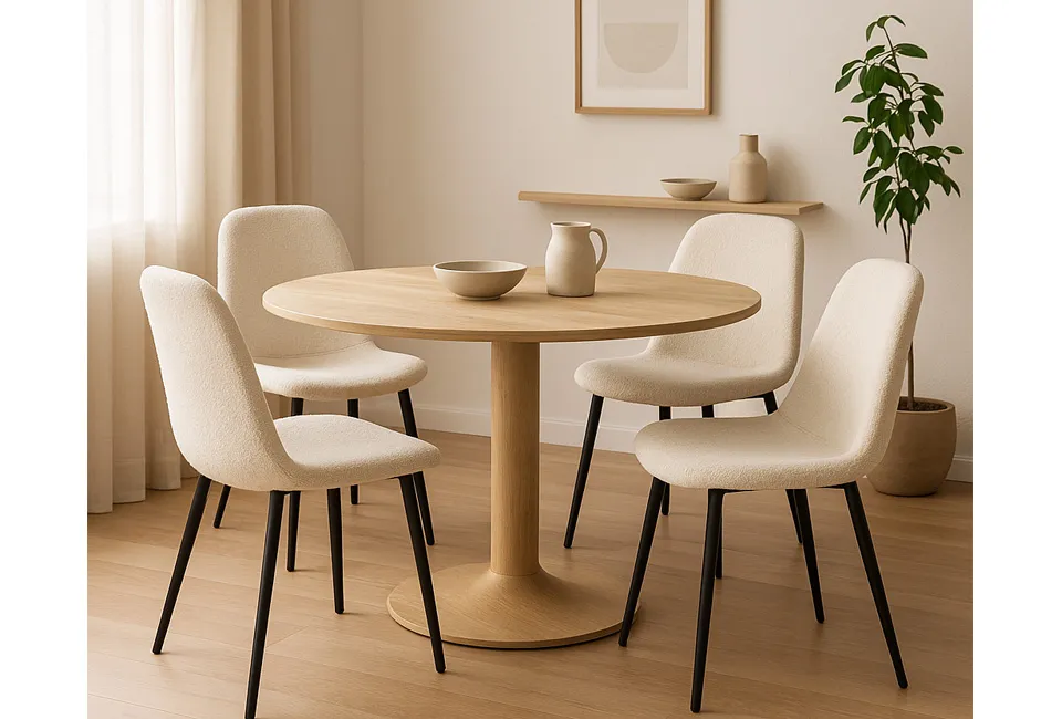 Ensemble de 2 chaises de salle &agrave; manger