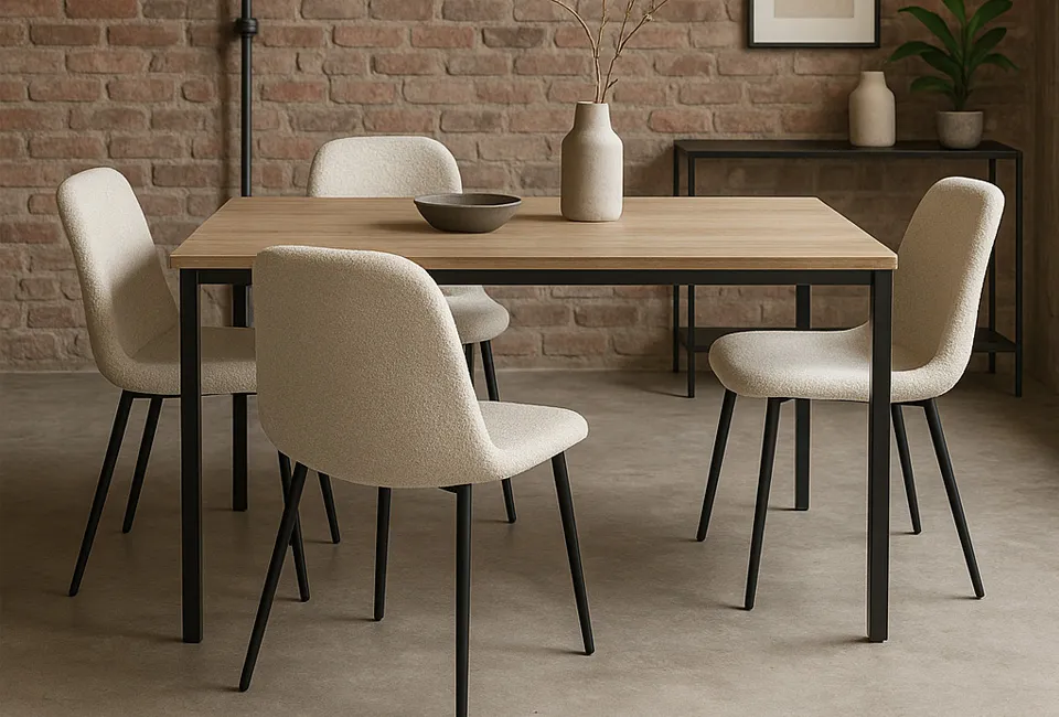 Ensemble de 2 chaises de salle &agrave; manger
