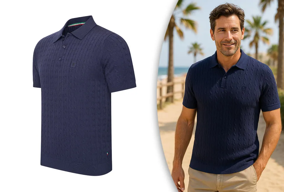 Elegant men&#039;s polo shirt