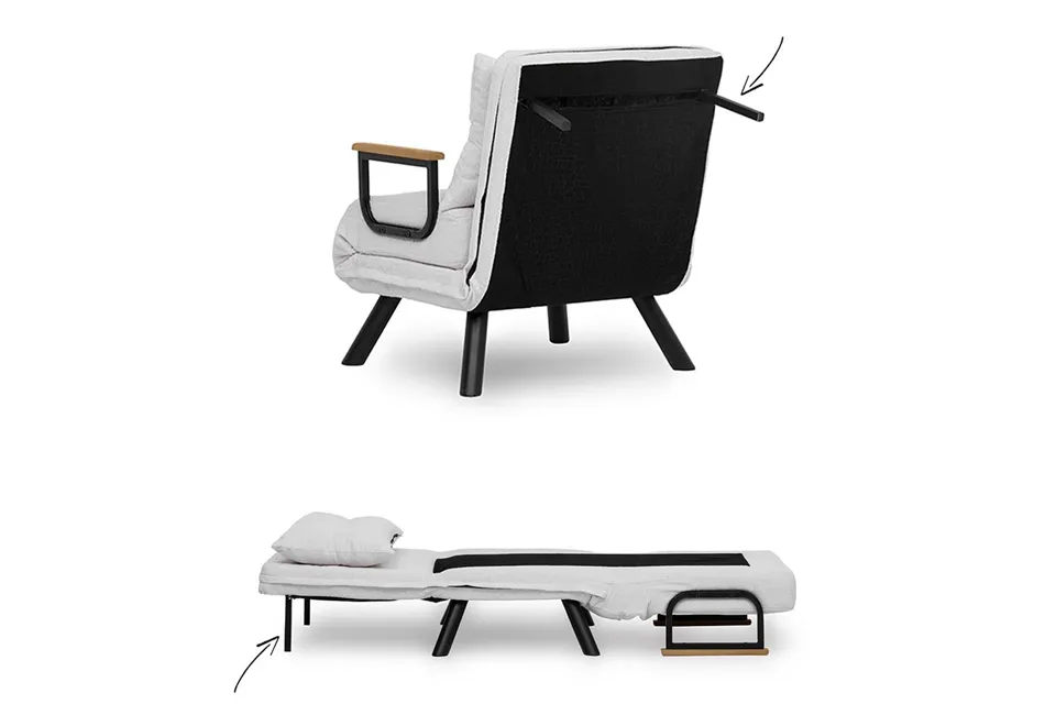 Wygodna rozkładana sofa