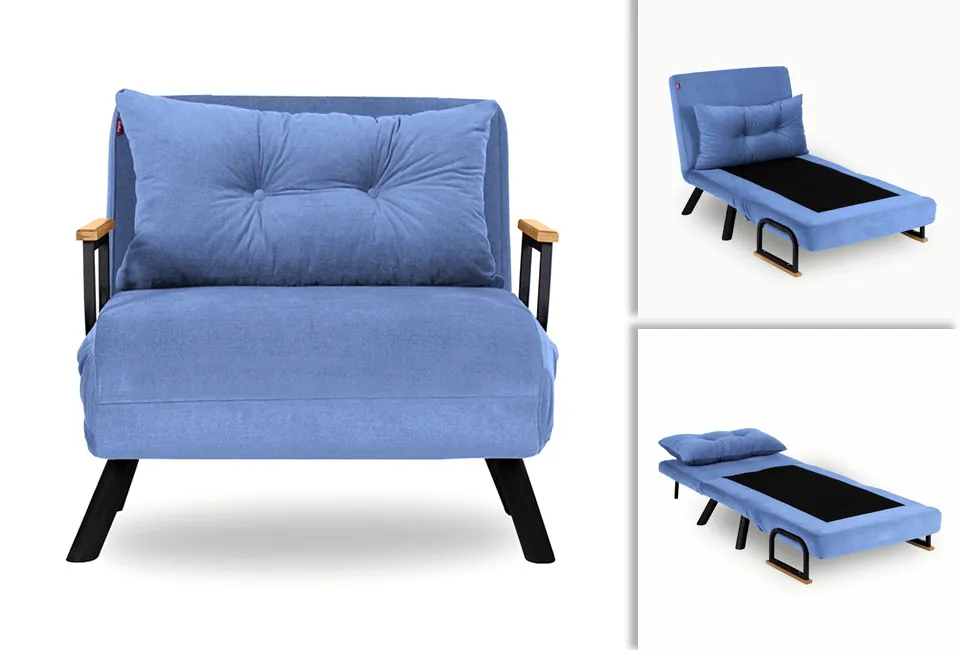 Wygodna rozkładana sofa