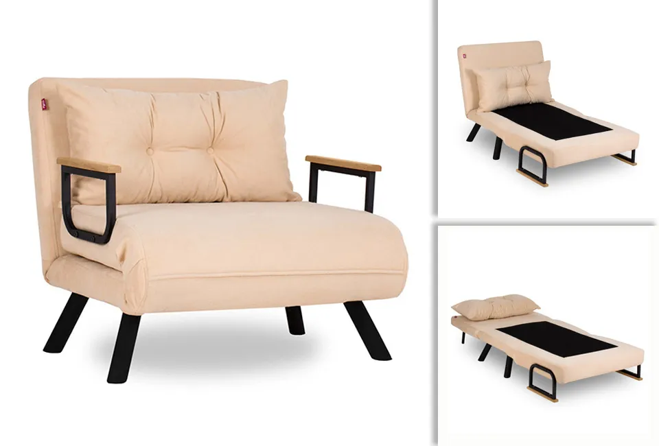 Wygodna rozkładana sofa