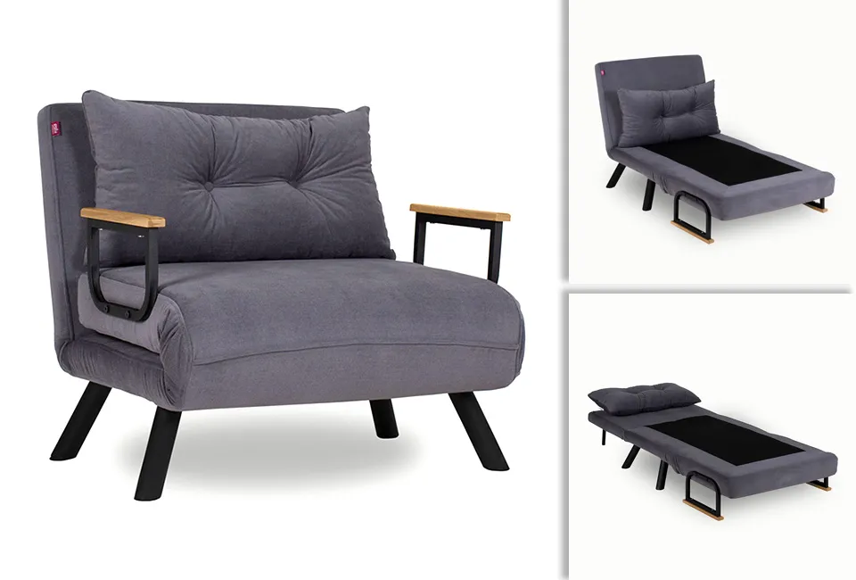 Wygodna rozkładana sofa