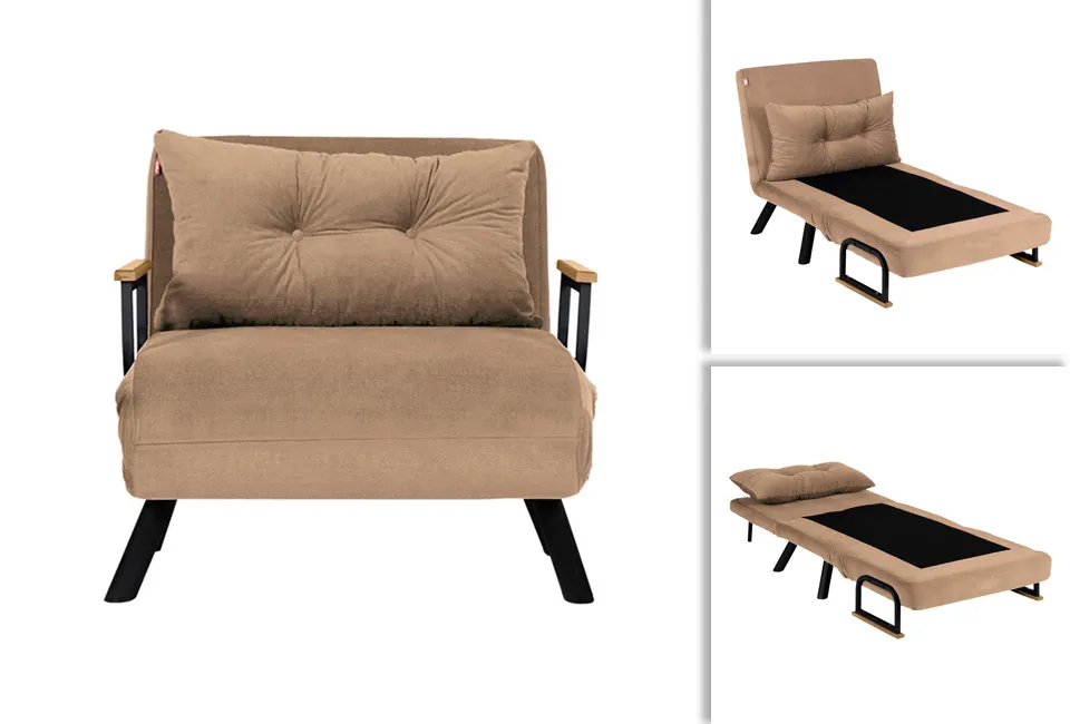 Wygodna rozkładana sofa
