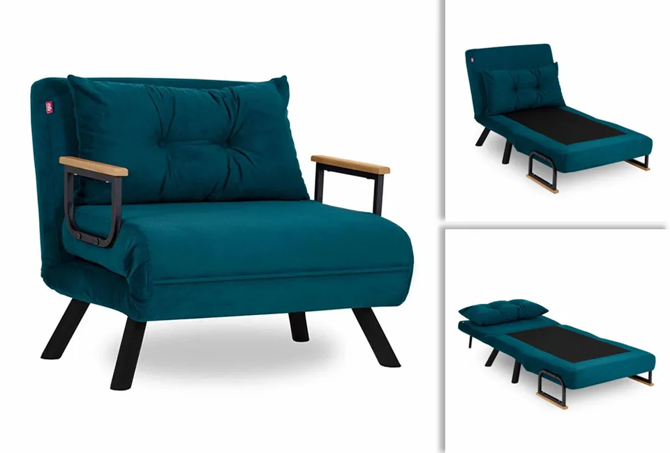 Wygodna rozkładana sofa