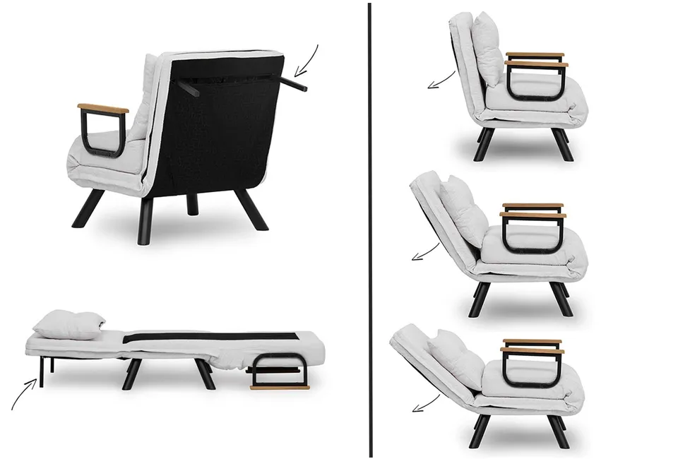Wygodna rozkładana sofa