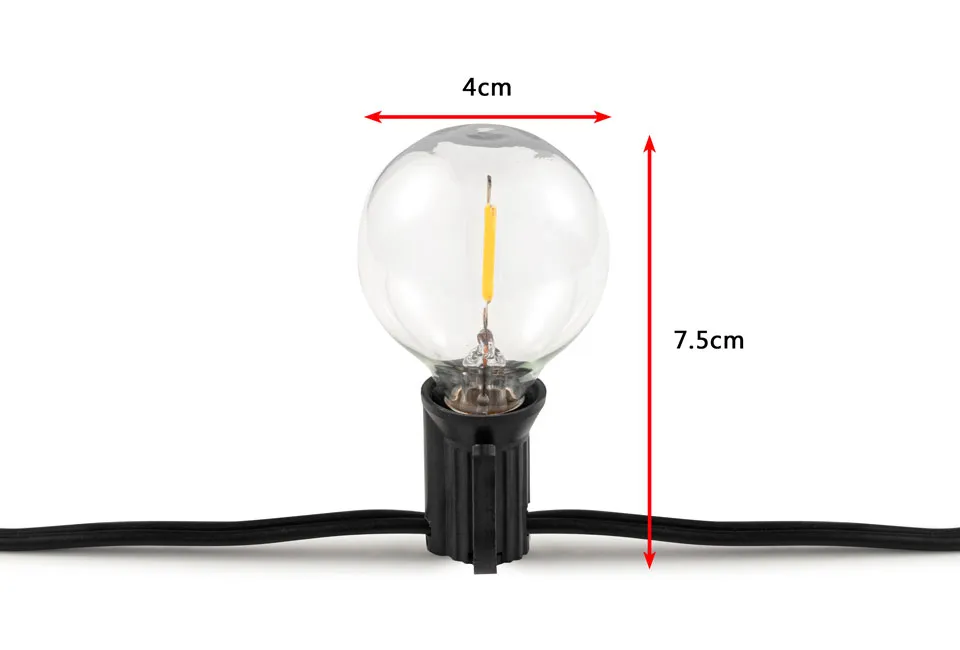 Tira de luz LED vintage