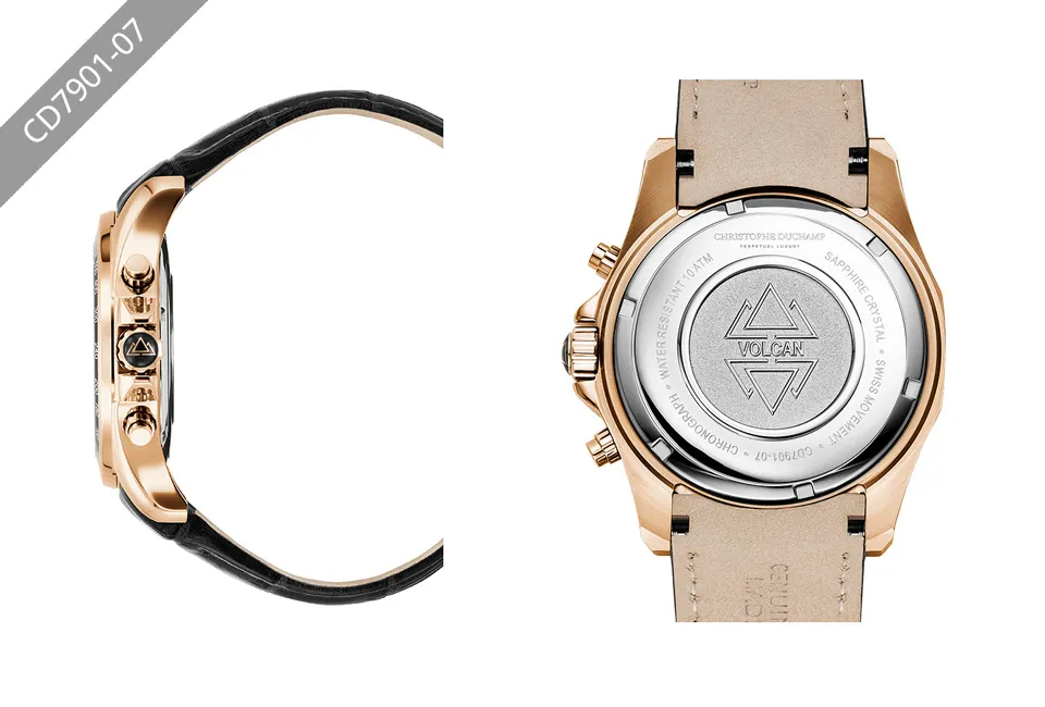 Elegante Herrenuhr von Christophe Duchamp
