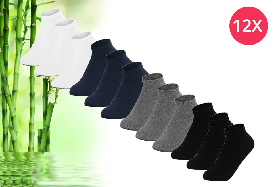 12 pairs of trainer socks