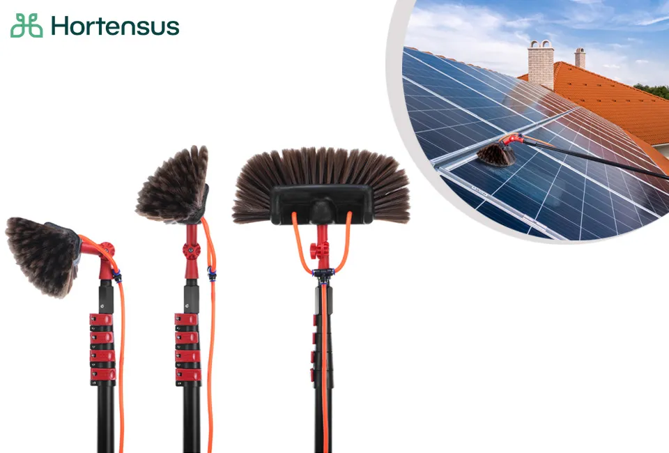 Brosse de lavage t&eacute;lescopique extra longue