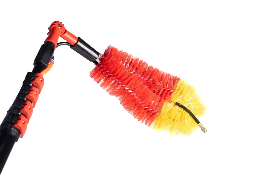 Extra long telescopic water brush