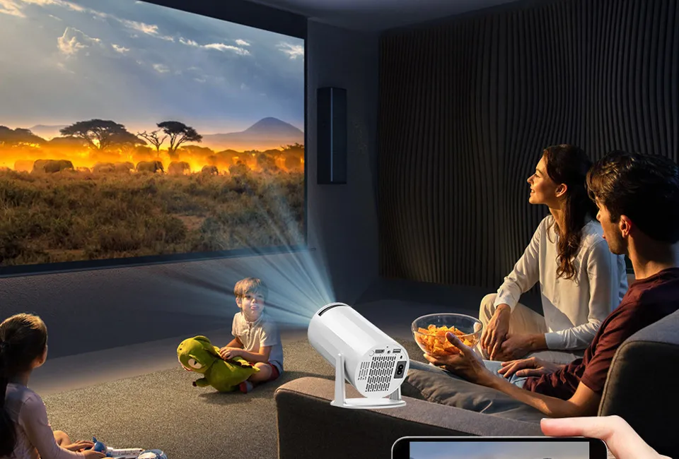 Mini-projecteur pour toutes les pi&egrave;ces