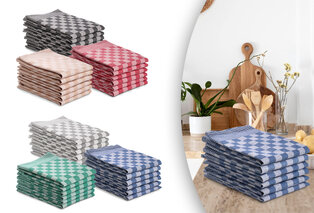 Set von 12 Küchenhandtüchern