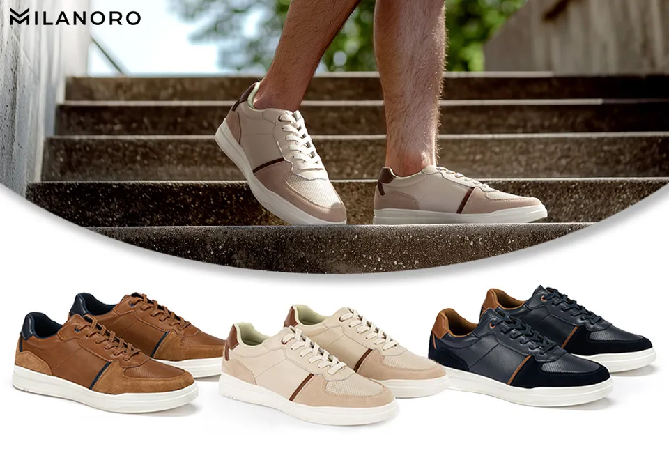 Męskie sneakersy sk&oacute;rzane