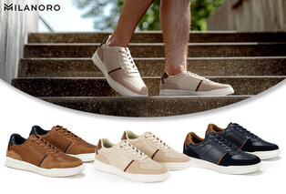 Sneakers da uomo in pelle alla moda — 16