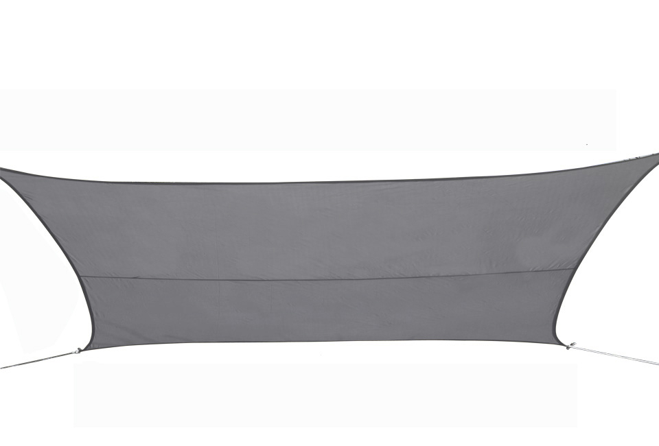 Déstockage : Voile d'ombrage triangulaire ou carrée disponible en gris ou taupe