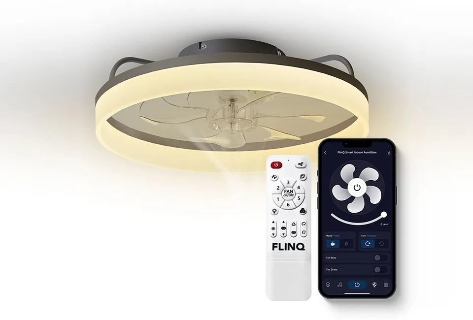 Lampada da soffitto con ventilatore