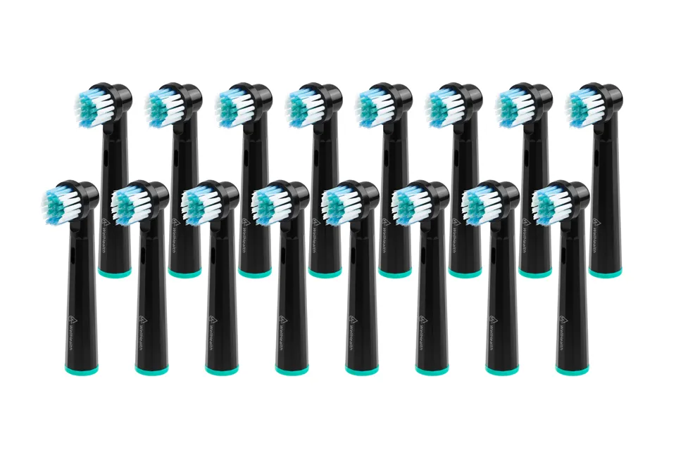 Set van 16 of 32 universele opzetborsteltjes voor je elektrische tandenborstel