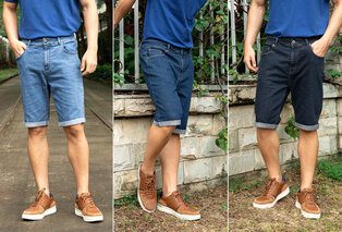 Déstockage : short en jean élégant et confortable pour homme — 8