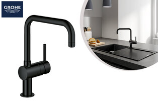 Robinet de cuisine GROHE Minta noir