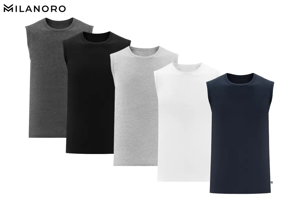 T-shirts sans manches pour les chaudes journ&eacute;es d&rsquo;&eacute;t&eacute;