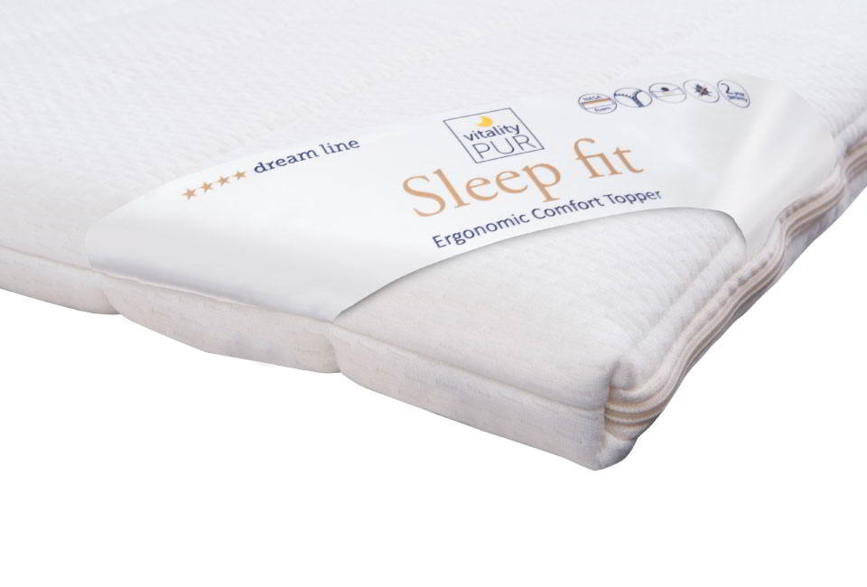 Confortable surmatelas Sleep Fit avec oreiller gratuit