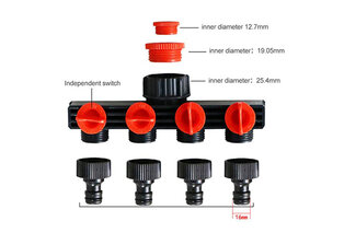 Répartiteur de tuyau d’arrosage à 4 sorties pour une irrigation efficace — 6