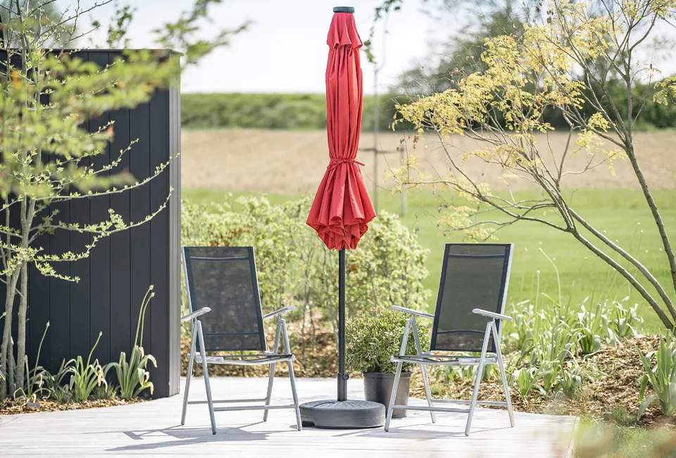 Parasol LED en 2 couleurs