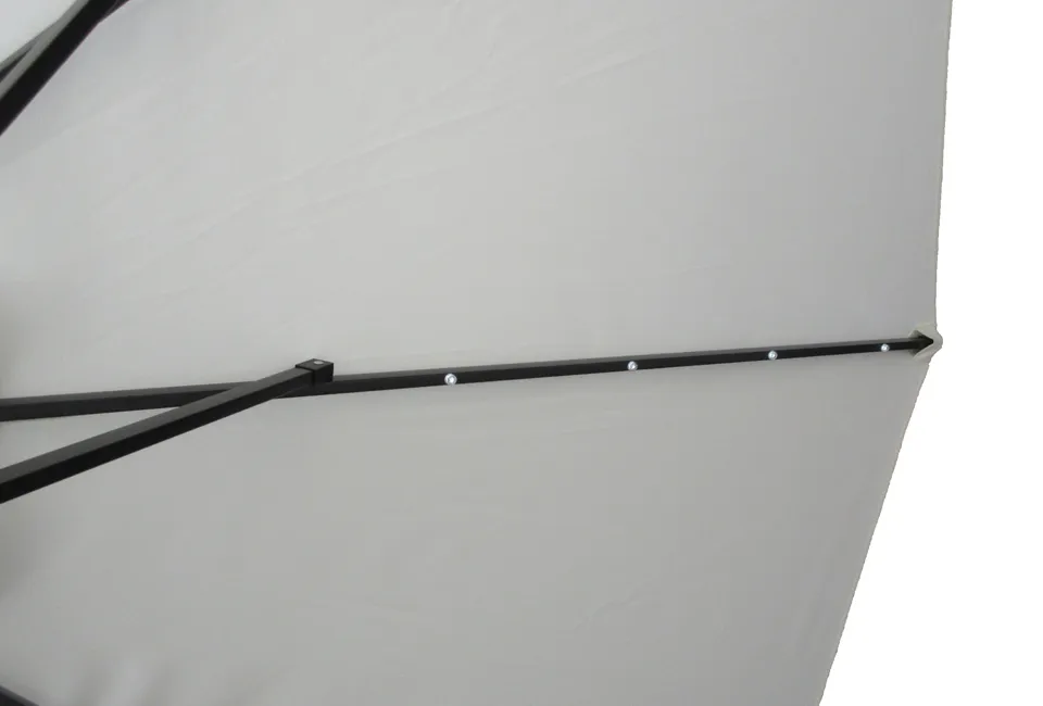 Parasol LED en 2 couleurs