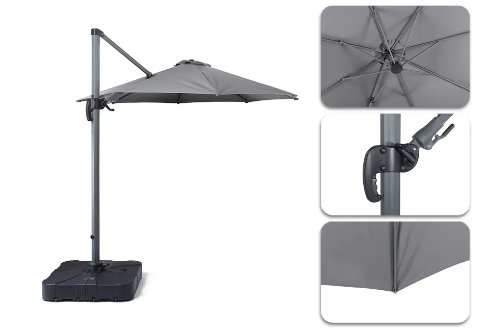 Luxe zweefparasol 3m diameter