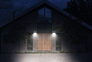 Ledlamp op zonne-energie van 5W of 10W met bewegingsdetectie — 4