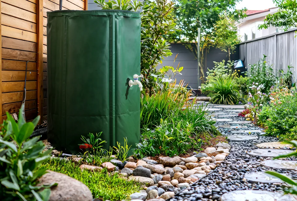Baril de pluie pliable de 250 litres